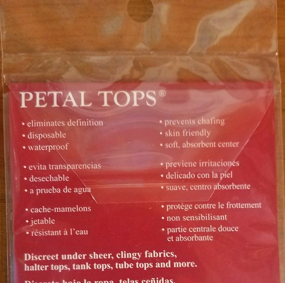 Braza Triple pack of 5 pr of disposable Petal Tops..NWT - Picture 3 of 4